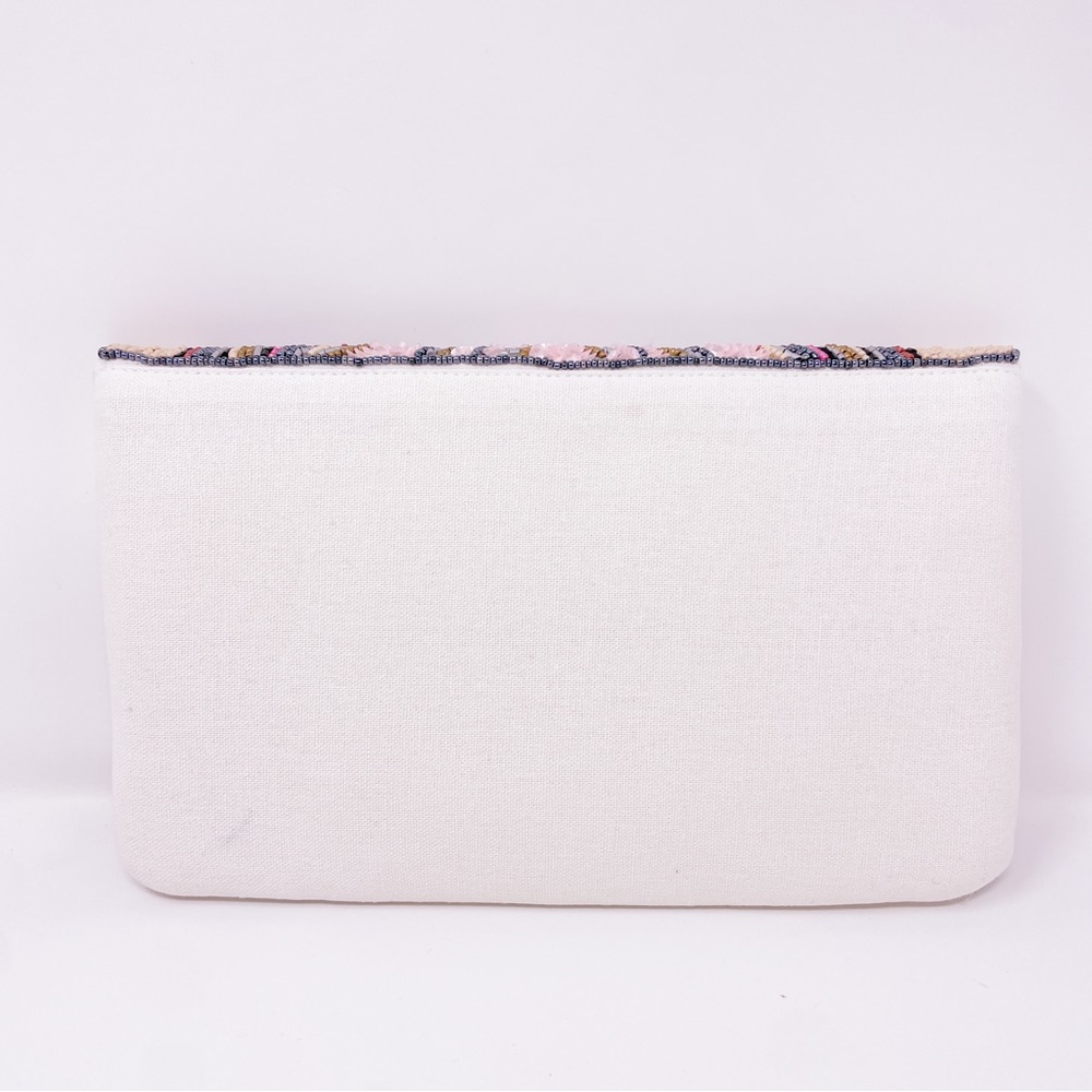 Sequins Crossbody/Clutch Pink|White - Picture 8 of 8